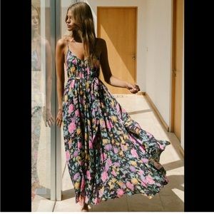 Spell Butterfly Strappy Maxi